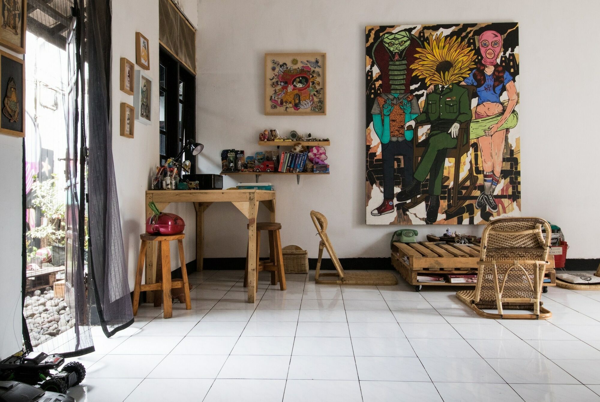 Appartamento Luwabica Art'N'Coffee House Yogyakarta Esterno foto